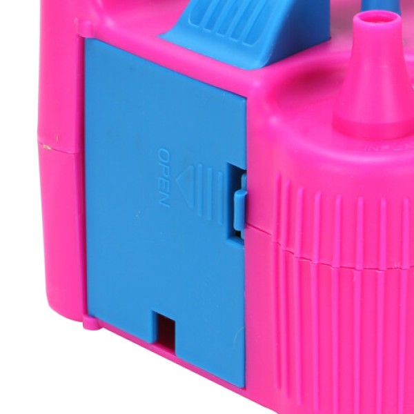 Portable Electric Balloon Pump with 2 Nozzles, 600 W, and High-Power Air Blower